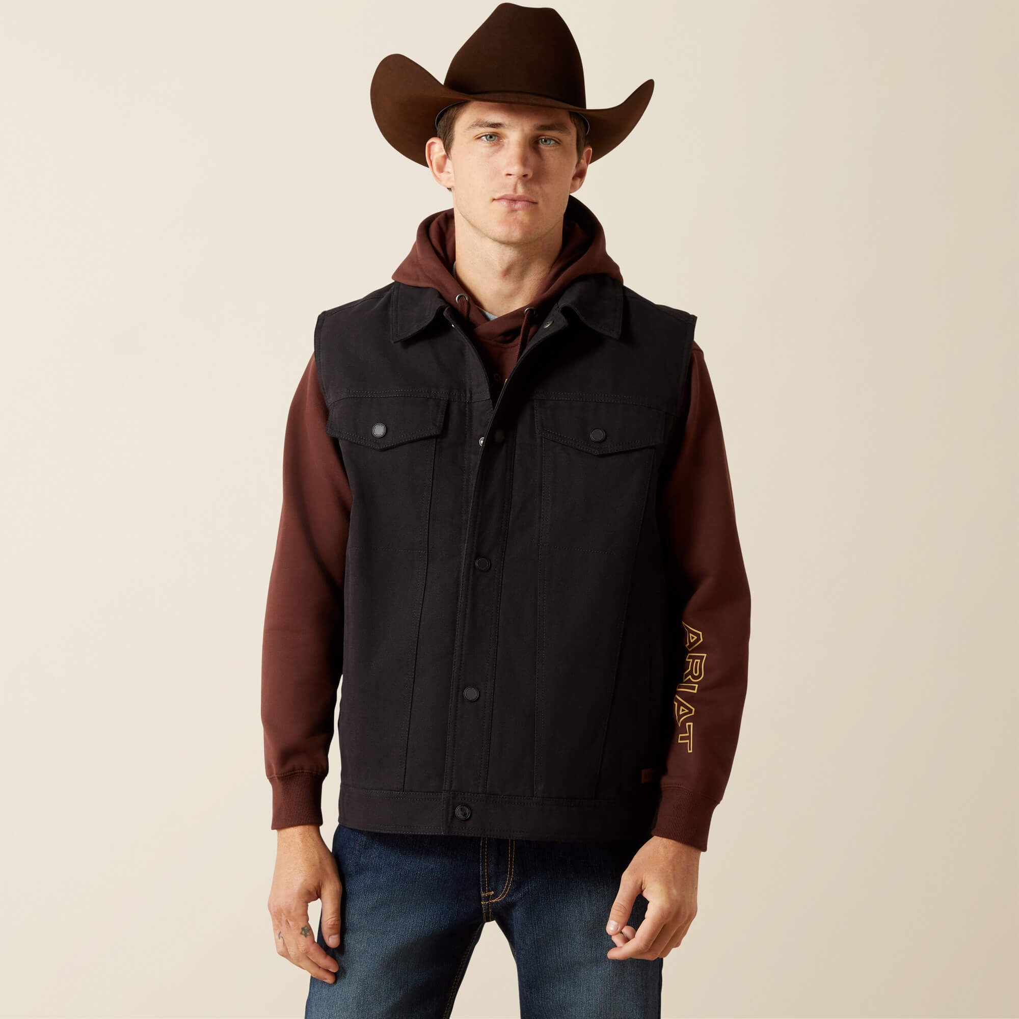 Canvas Rancher Vest-Ariat