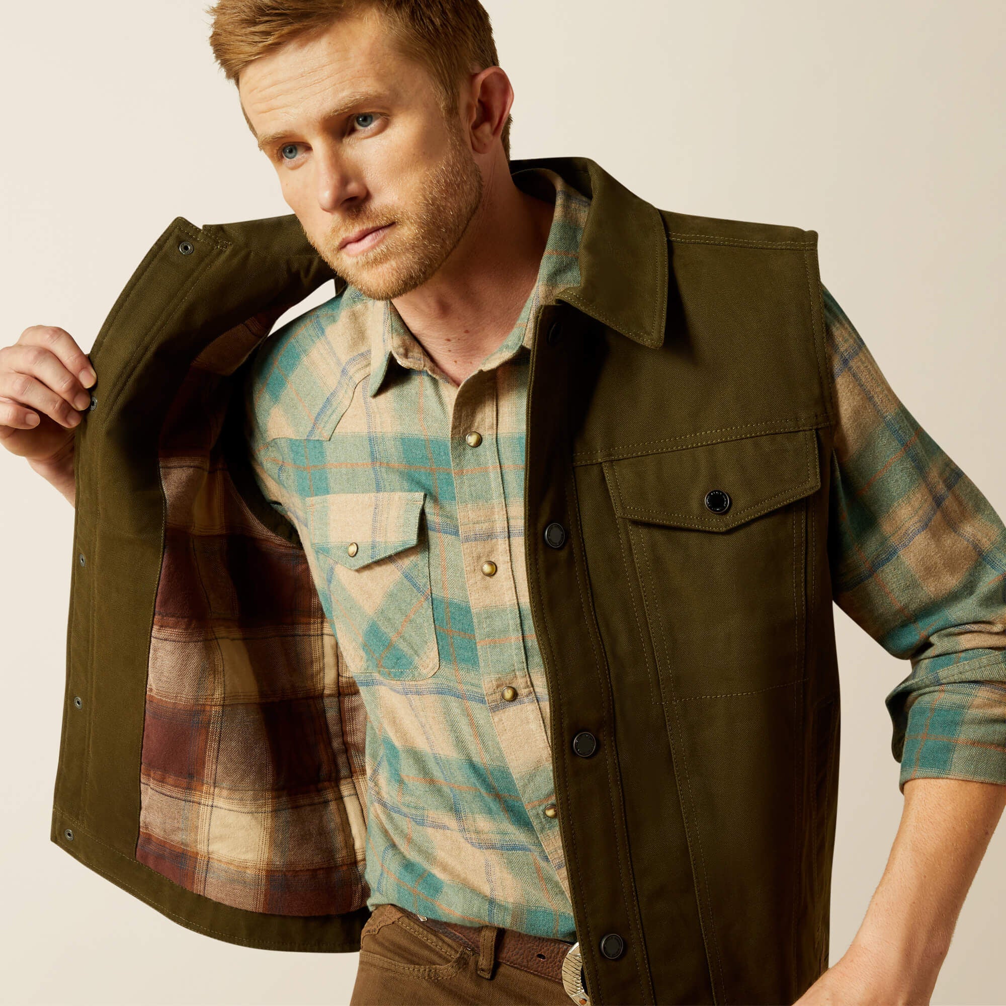 Canvas Rancher Vest-Ariat
