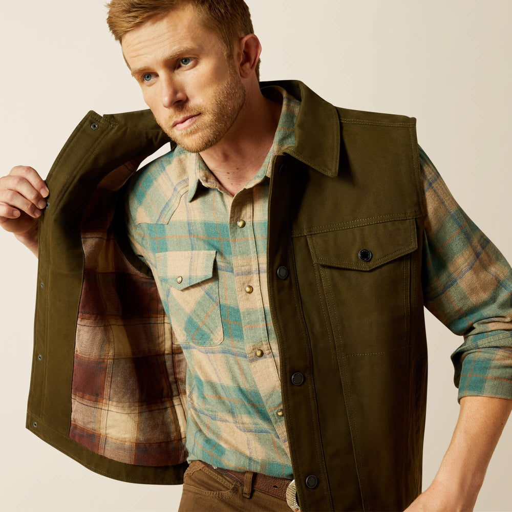 Canvas Rancher Vest-Ariat
