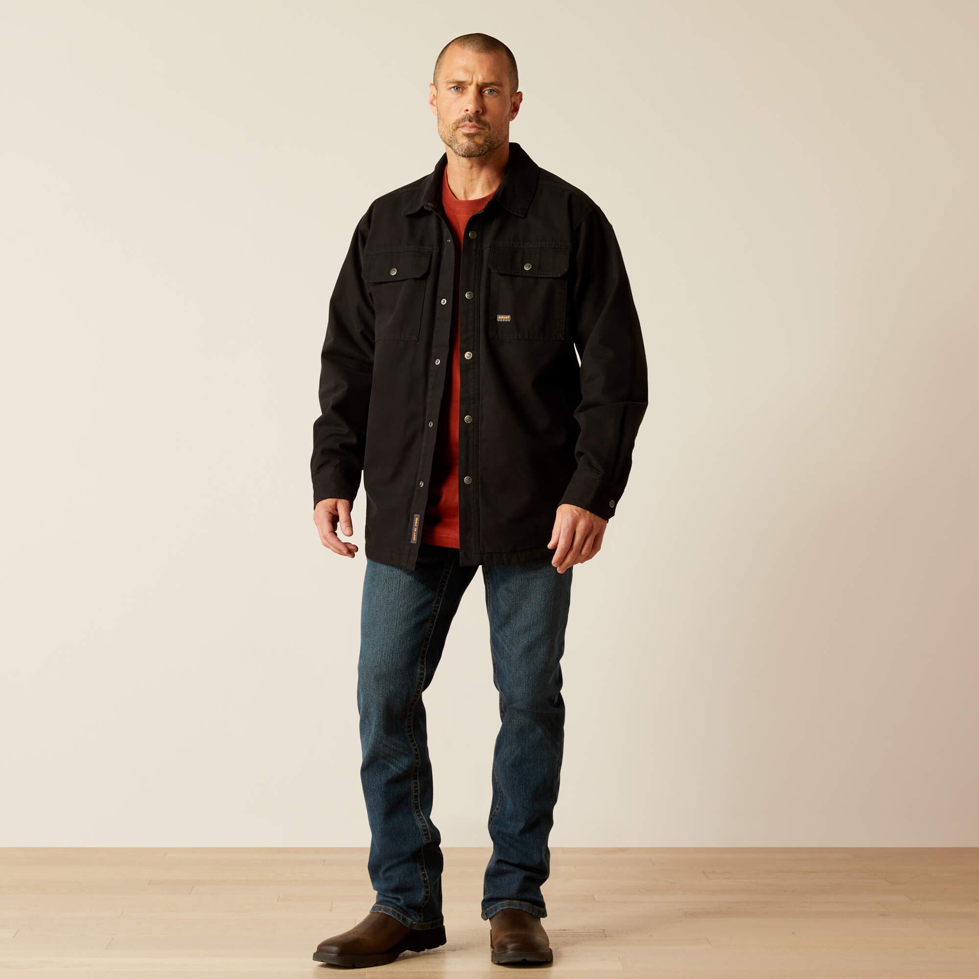 Rebar Canvas Shirt Jacket-Ariat