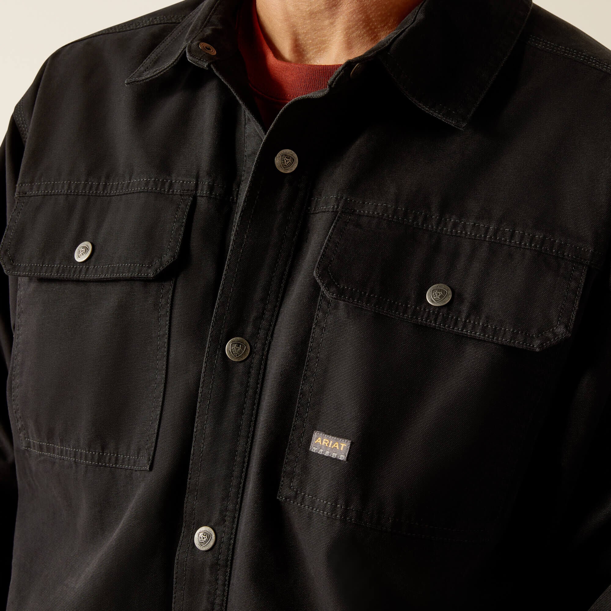 Rebar Canvas Shirt Jacket-Ariat