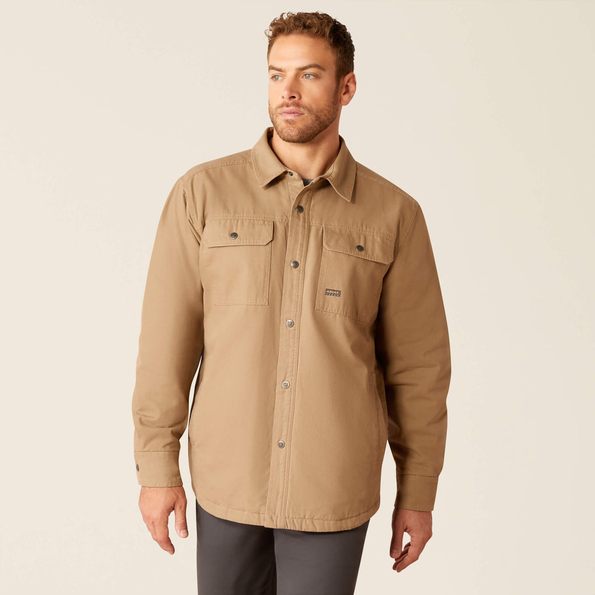Rebar Canvas Shirt Jacket-Ariat
