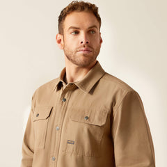 Rebar Canvas Shirt Jacket-Ariat