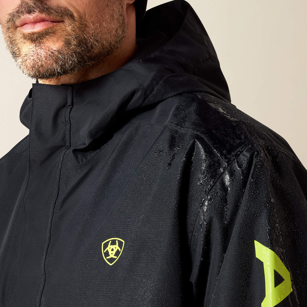 Rebar Stormshell Logo Waterproof Jacket-Ariat