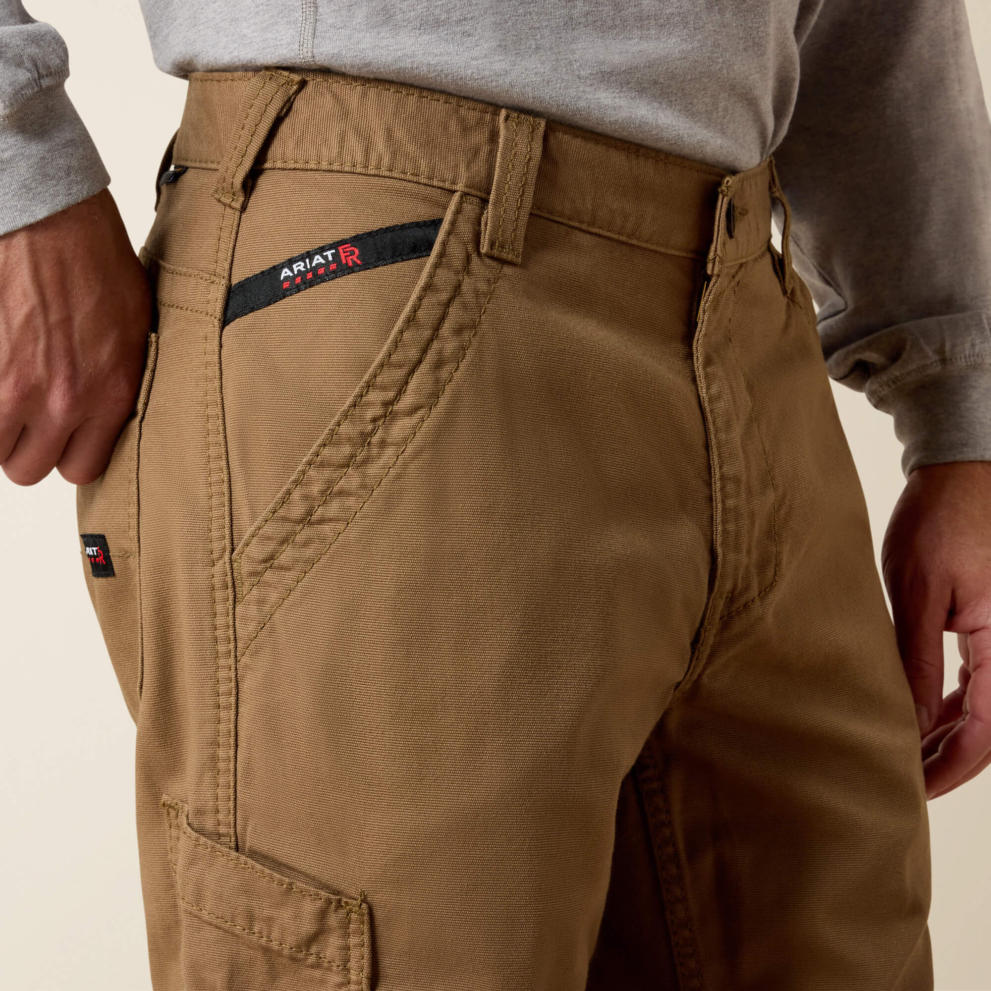FR M5 Stretch DuraLight Cordura® Canvas Stackable Straight Leg Pant-Ariat