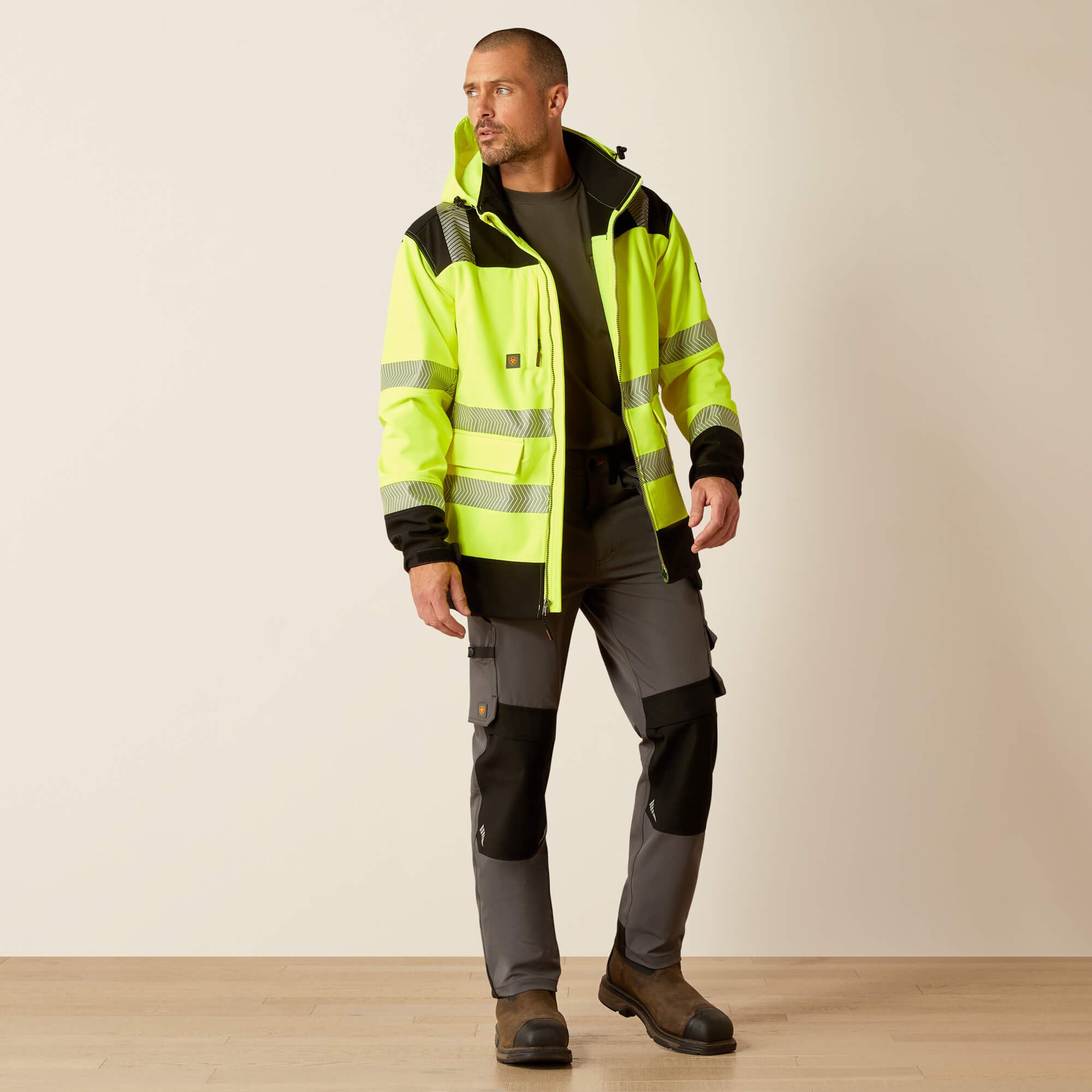 Rebar Hi-Vis Softshell Jacket-Ariat