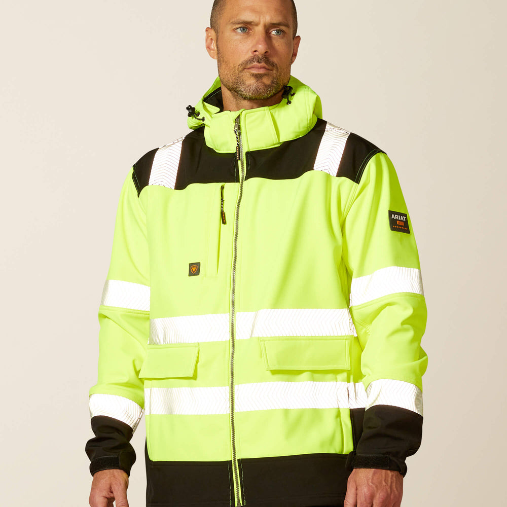Rebar Hi-Vis Softshell Jacket-Ariat