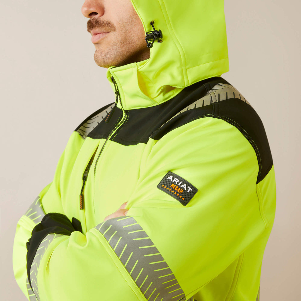 Rebar Hi-Vis Softshell Jacket-Ariat