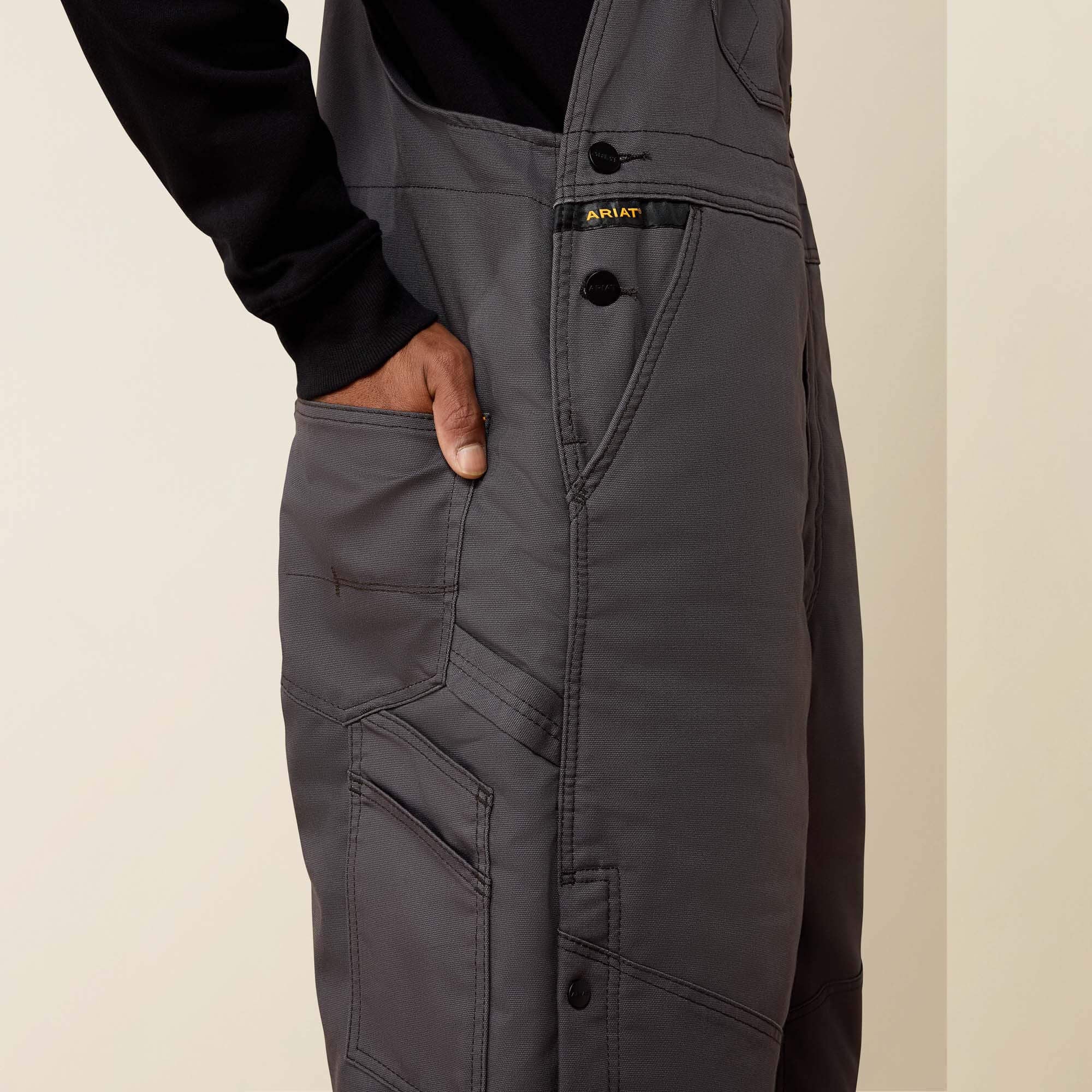 Rebar DuraCanvas Stretch Insulated Bib-Ariat