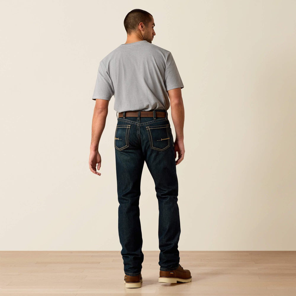 Rebar M4 Relaxed DuraStretch Edge Stackable Straight Leg Jean-Ariat