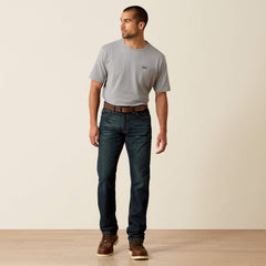 Rebar M4 Relaxed DuraStretch Edge Stackable Straight Leg Jean-Ariat