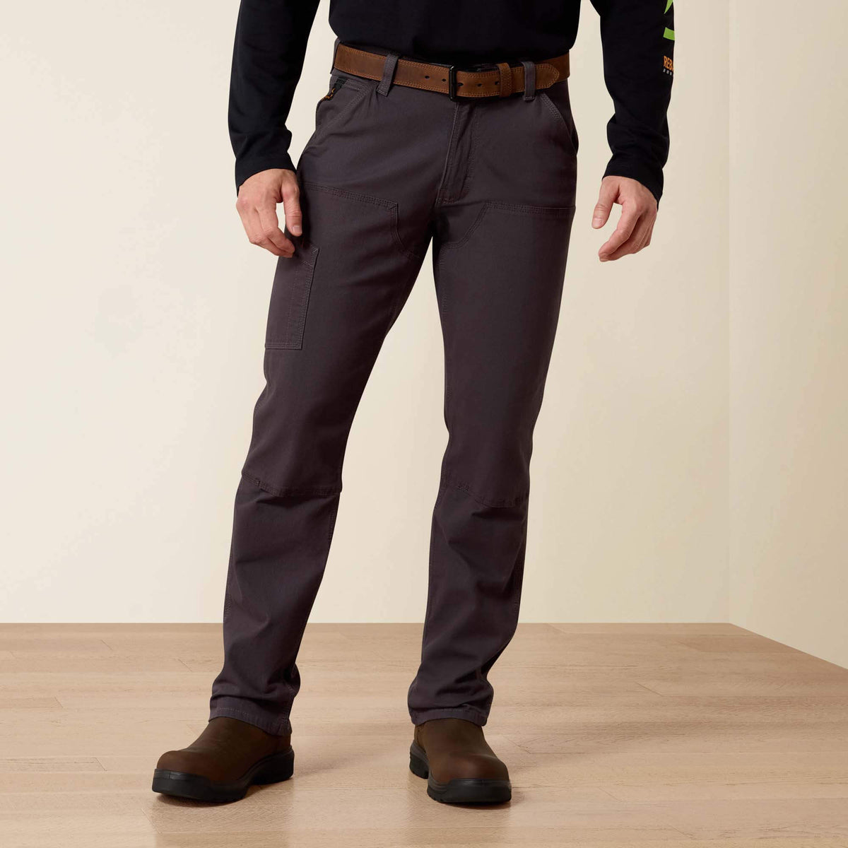 Rebar M4 Low Rise DuraStretch Made Tough Double Front Stackable Straight Leg Pant-Ariat