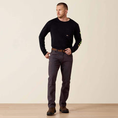 Rebar M4 Low Rise DuraStretch Made Tough Double Front Stackable Straight Leg Pant-Ariat