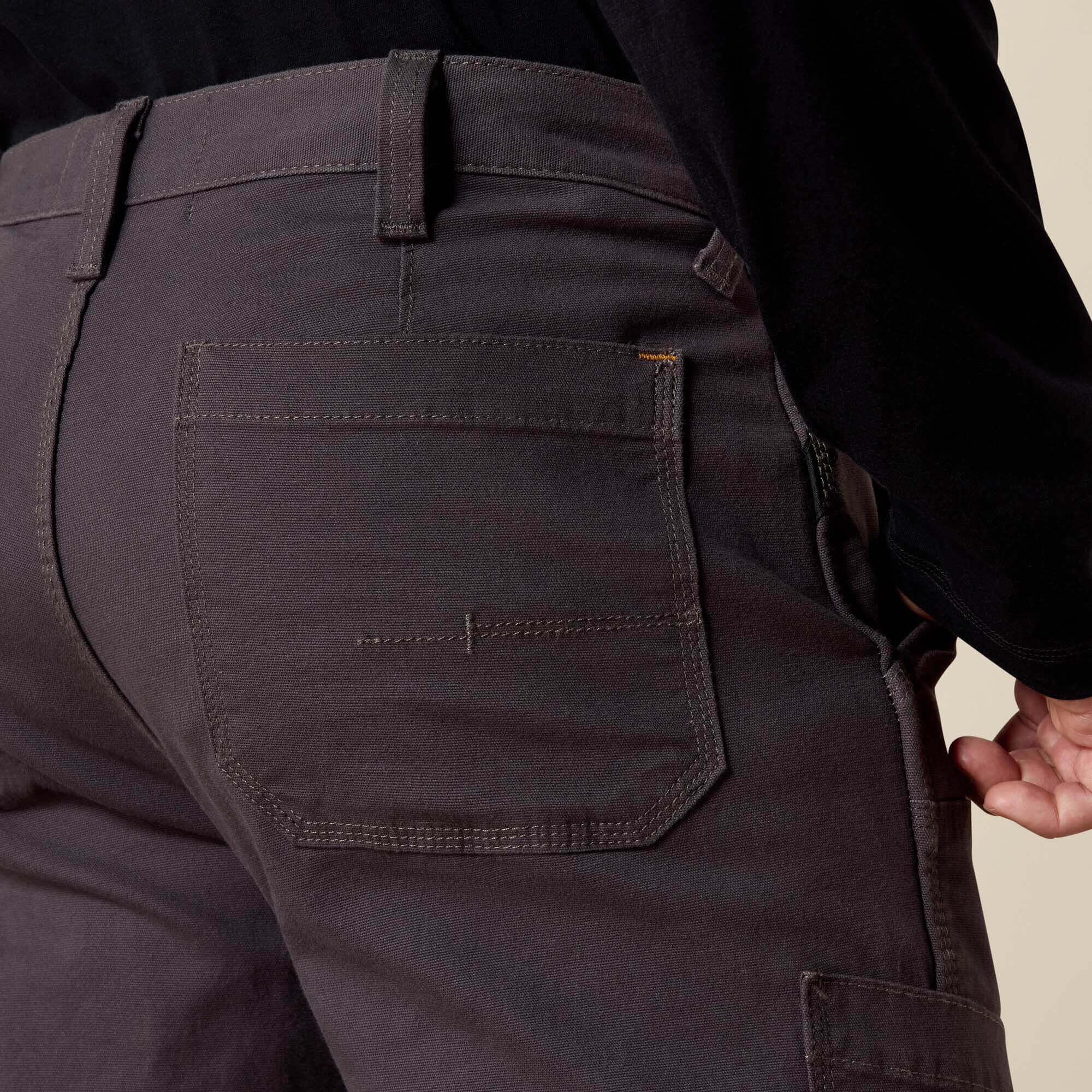Rebar M4 Low Rise DuraStretch Made Tough Double Front Stackable Straight Leg Pant-Ariat