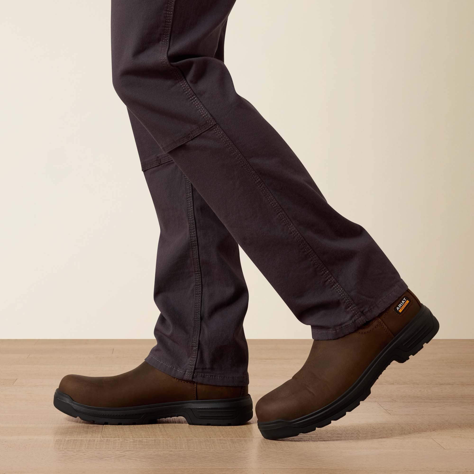 Rebar M4 Low Rise DuraStretch Made Tough Double Front Stackable Straight Leg Pant-Ariat