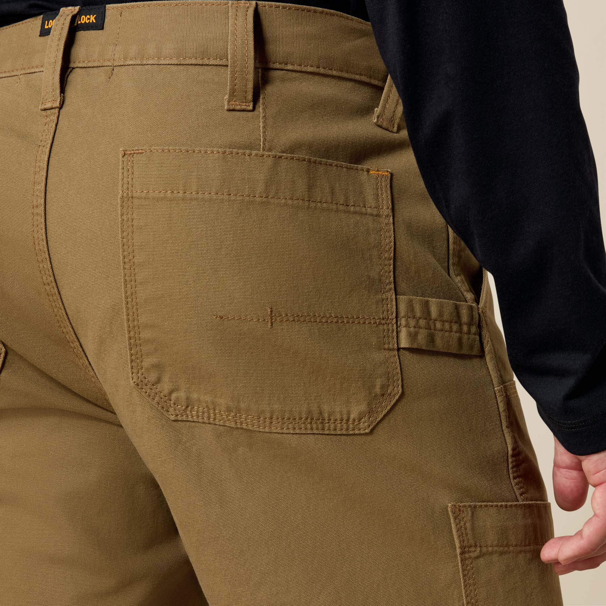 Rebar M4 Low Rise DuraStretch Made Tough Double Front Stackable Straight Leg Pant-Ariat