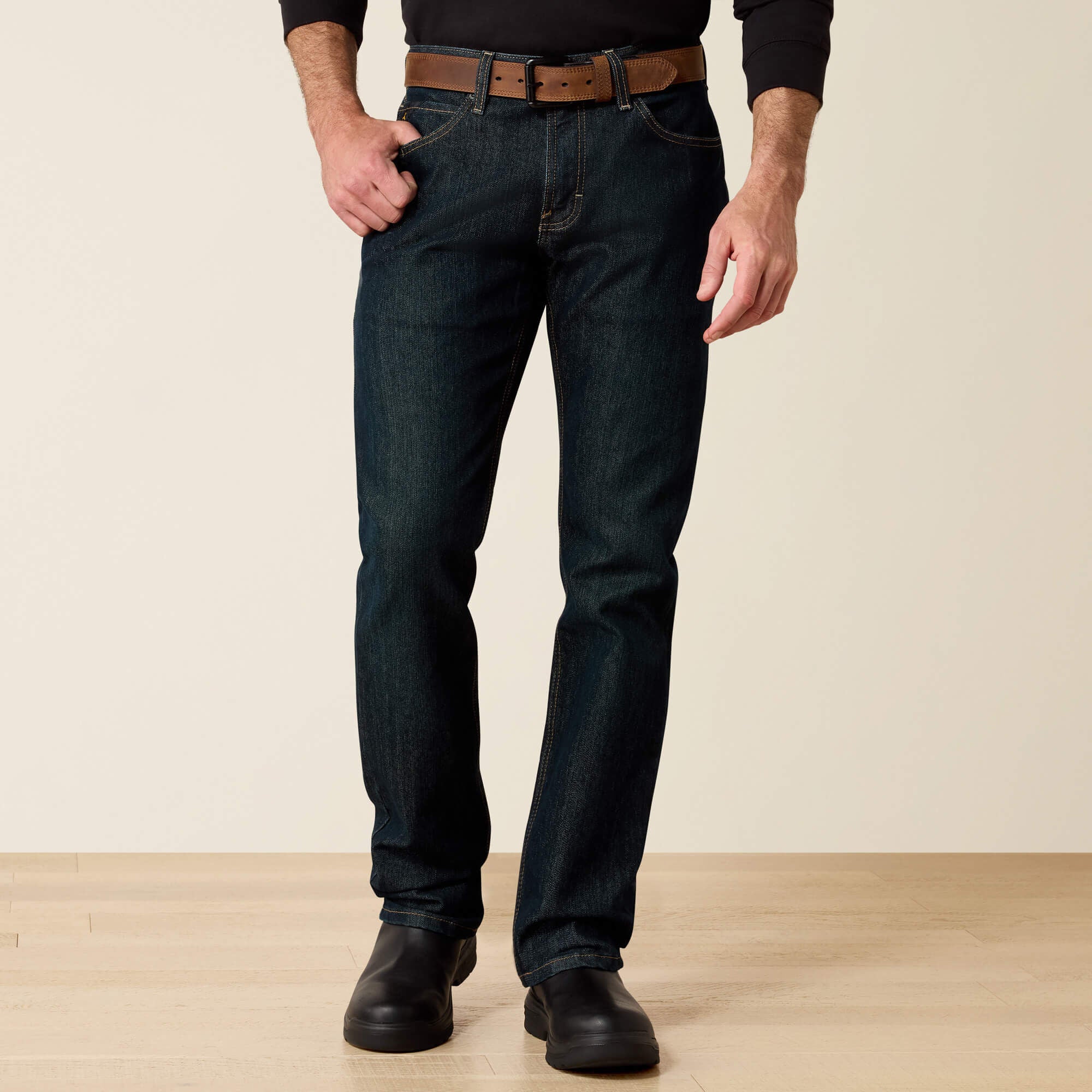 Rebar M7 Slim DuraStretch Basic Stackable Straight Leg Jean-Ariat