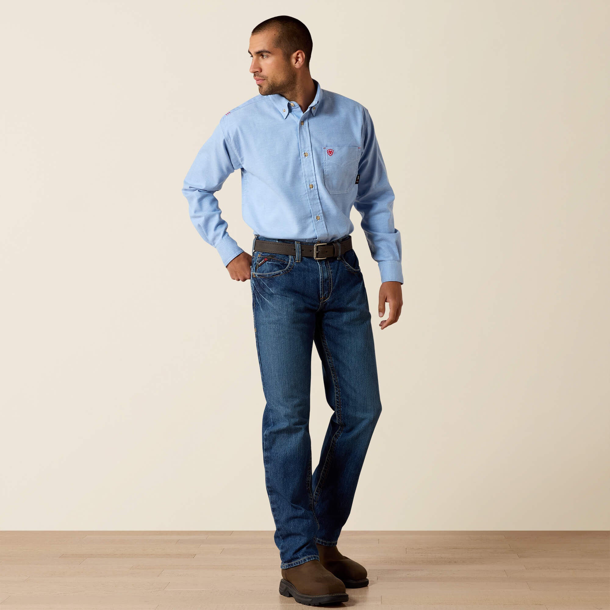 FR M3 Loose Basic Stackable Straight Leg Jean-Ariat