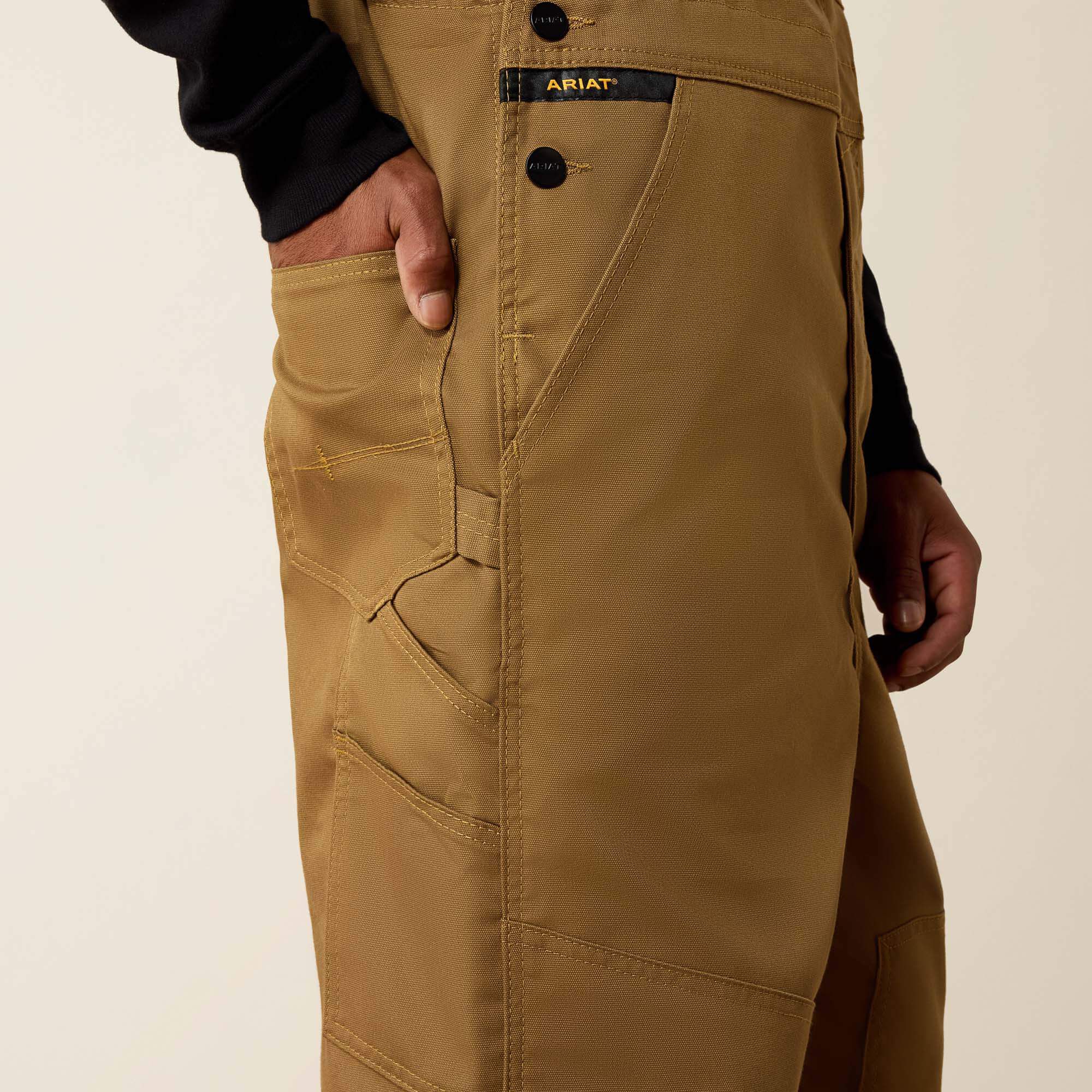 Rebar Duracanvas Unlined Bib-Ariat