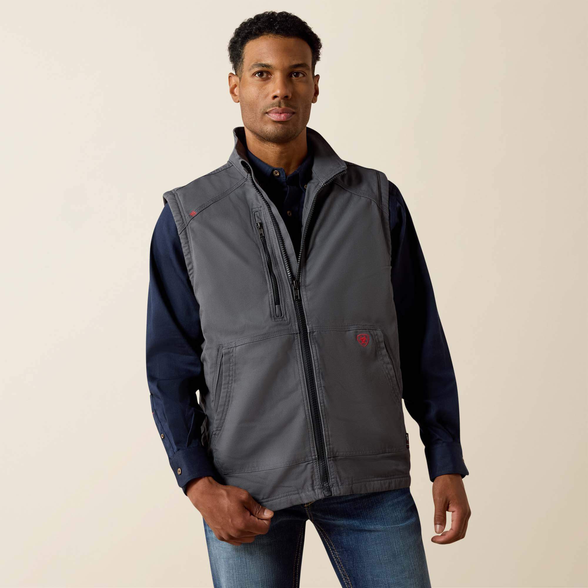FR DuraLight Cordura Canvas Vest-Ariat