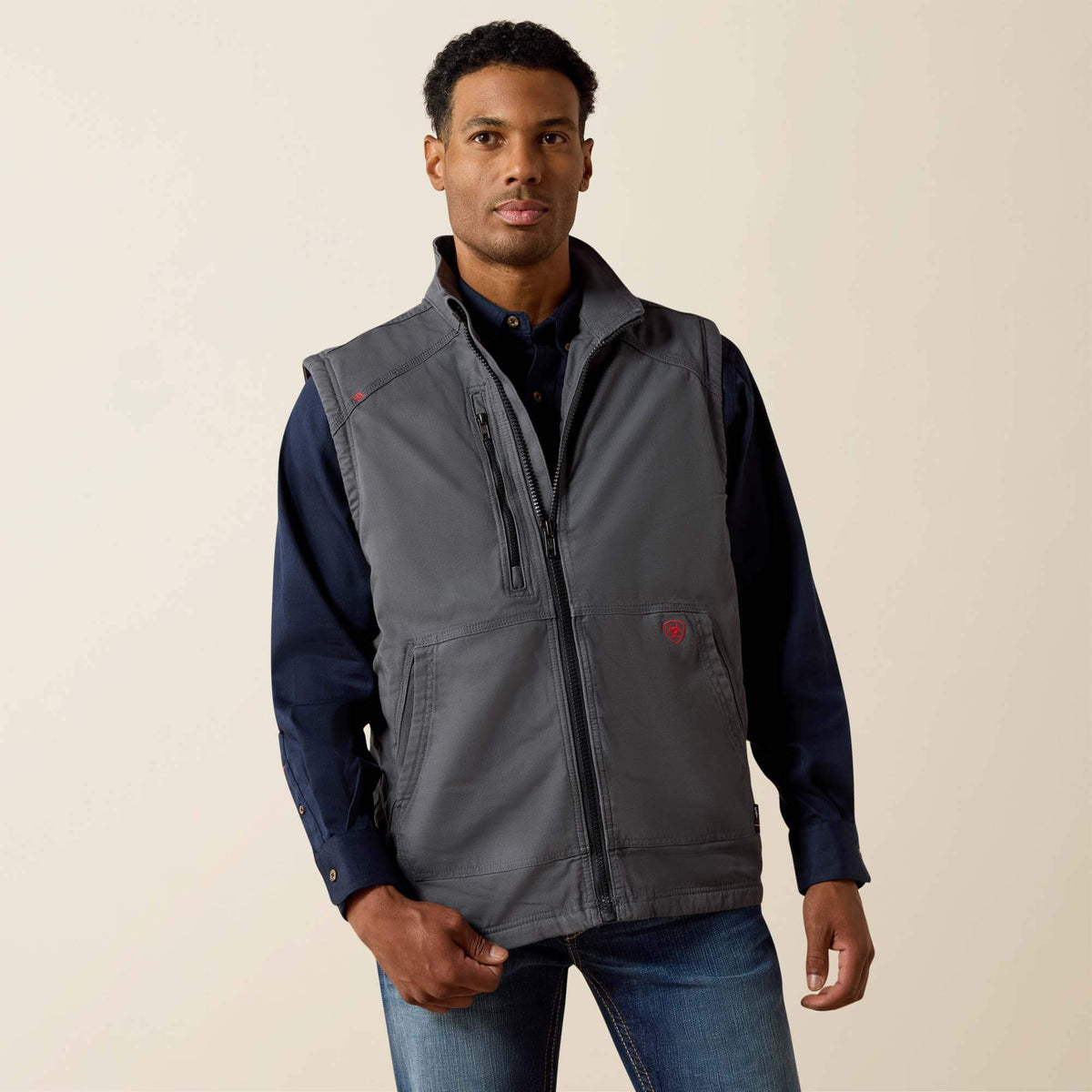 FR DuraLight Cordura Canvas Vest-Ariat