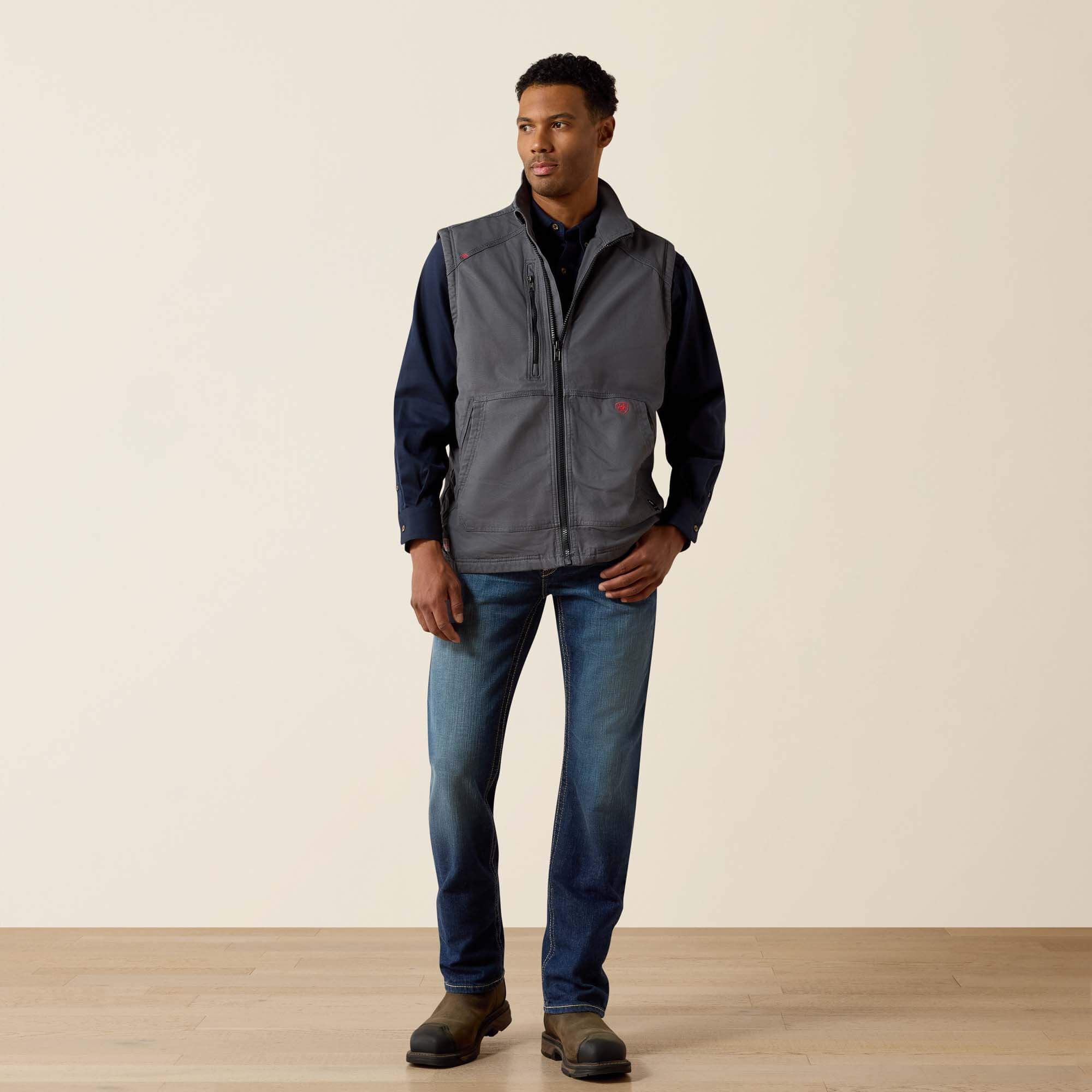 FR DuraLight Cordura Canvas Vest-Ariat
