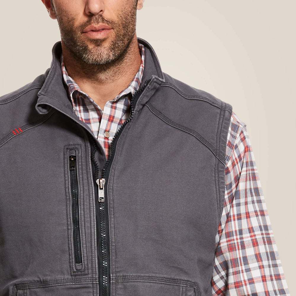 FR DuraLight Cordura Canvas Vest-Ariat