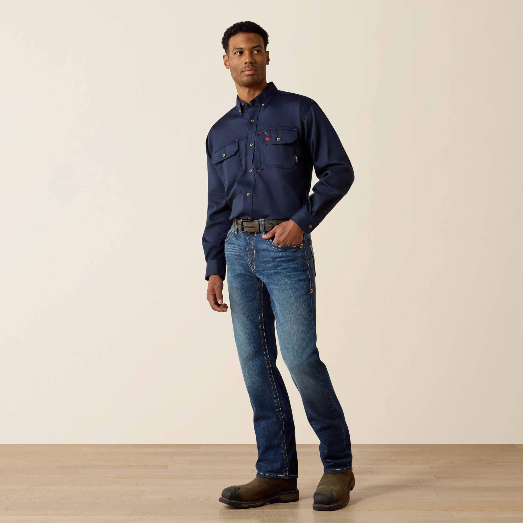 FR M5 Straight DuraStretch Truckee Stackable Straight Leg Jean-Ariat