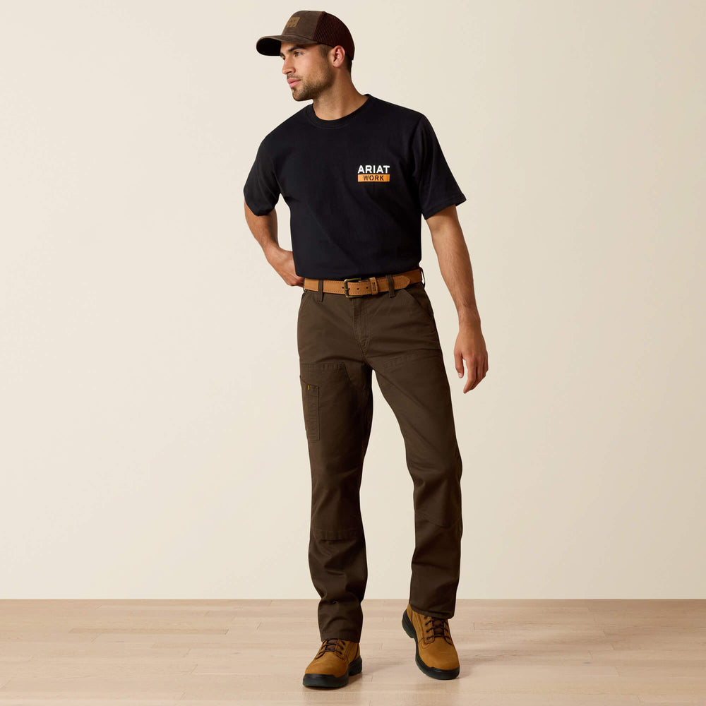 Rebar M4 Low Rise DuraStretch Made Tough Double Front Stackable Straight Leg Pant-Ariat