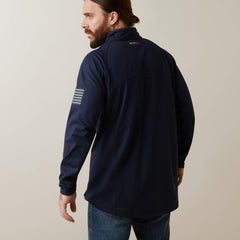 FR Combat Stretch Patriot 1/4 Zip Work Shirt-Ariat