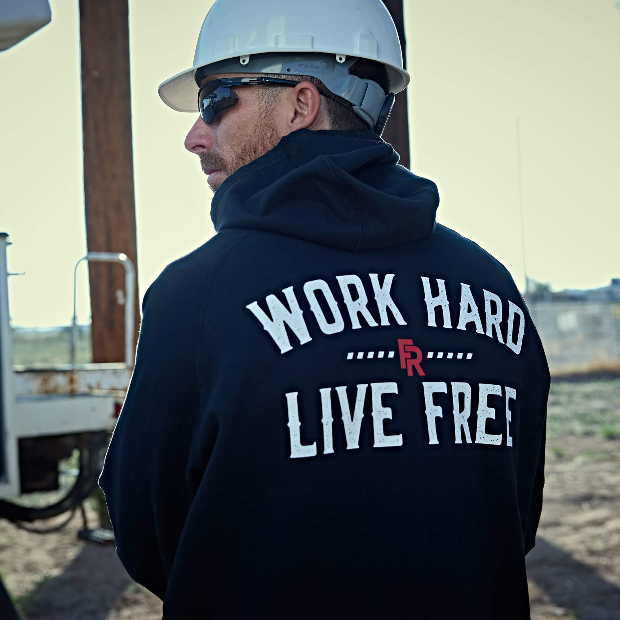 FR DuraStretch Work Hard Live Free Hoodie-Ariat