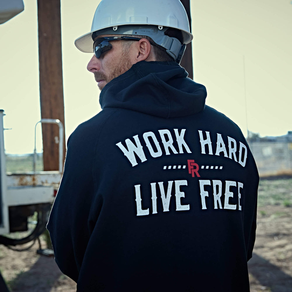 FR DuraStretch Work Hard Live Free Hoodie-Ariat