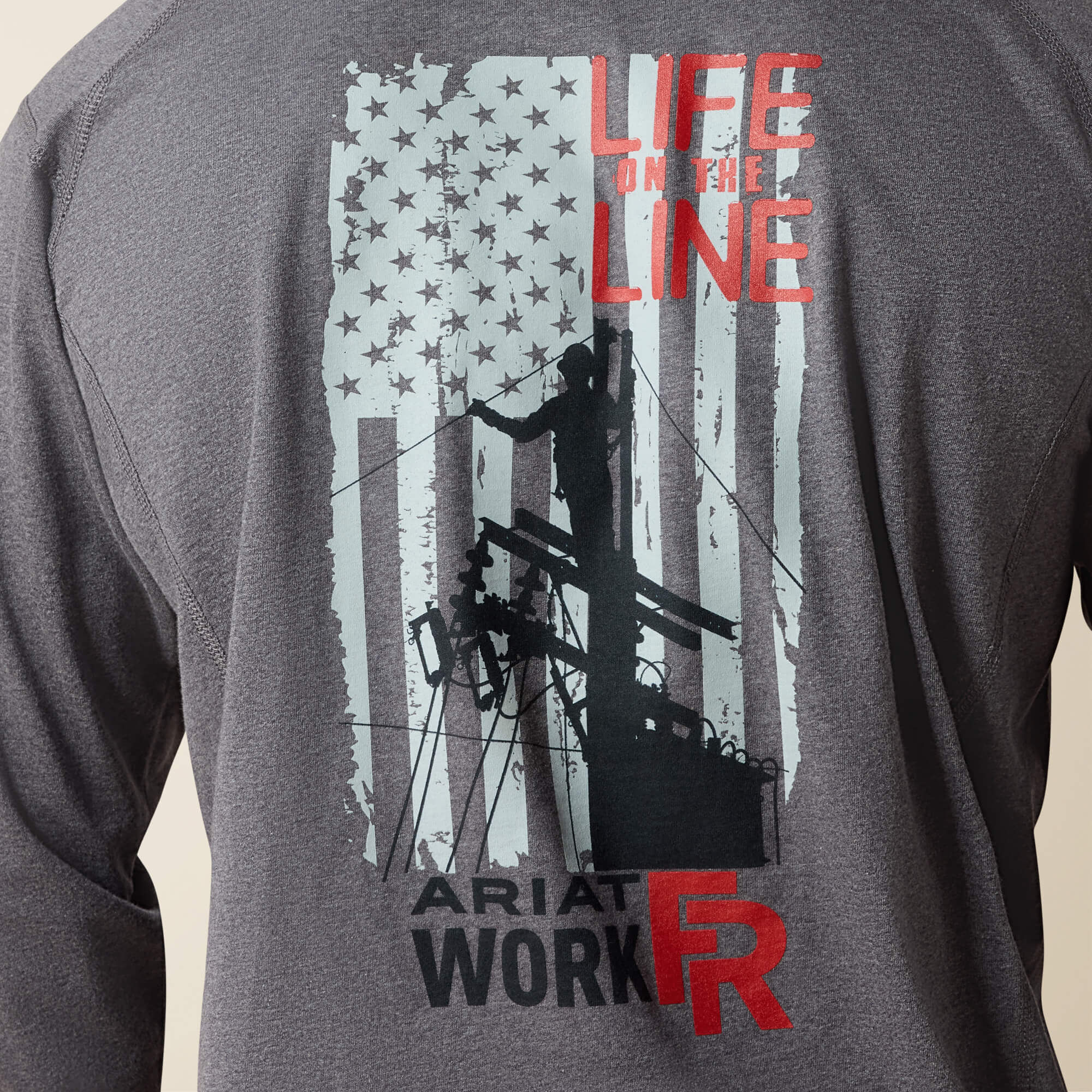 FR Air Life on the Line Graphic Top-Ariat