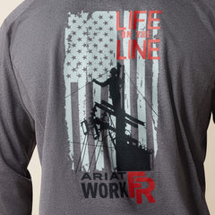 FR Air Life on the Line Graphic Top-Ariat
