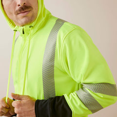 Rebar WorkTek Hi-Vis Full Zip Hoodie-Ariat