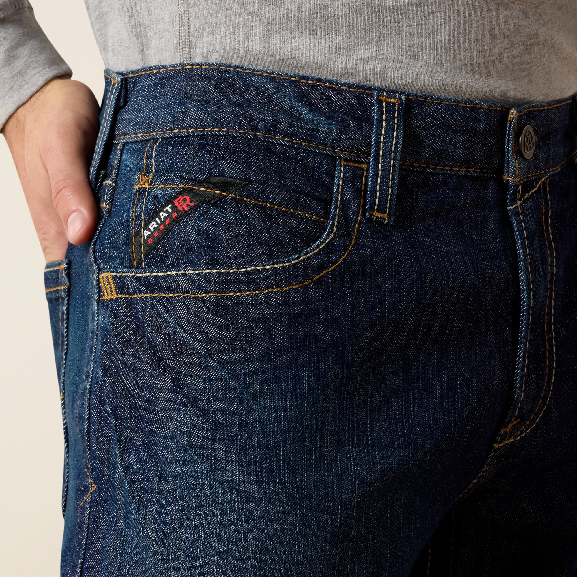 FR M3 Loose Basic Stackable Straight Leg Jean-Ariat