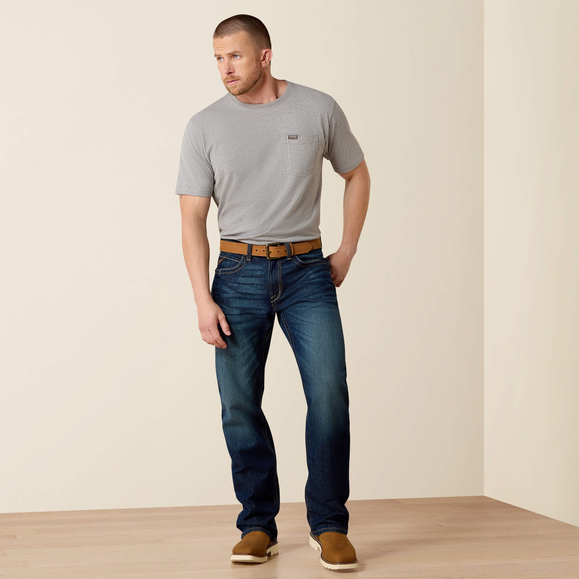 Rebar M4 Low Rise DuraStretch Edge Boot Cut Jean-Ariat