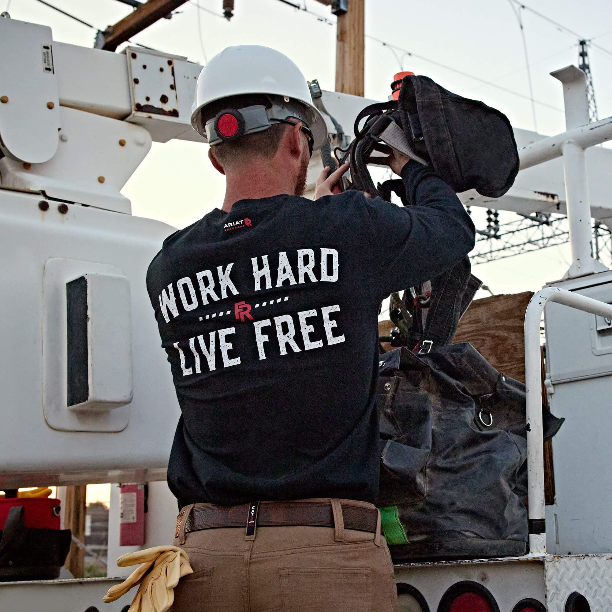 FR Work Hard Live Free T-Shirt-Ariat