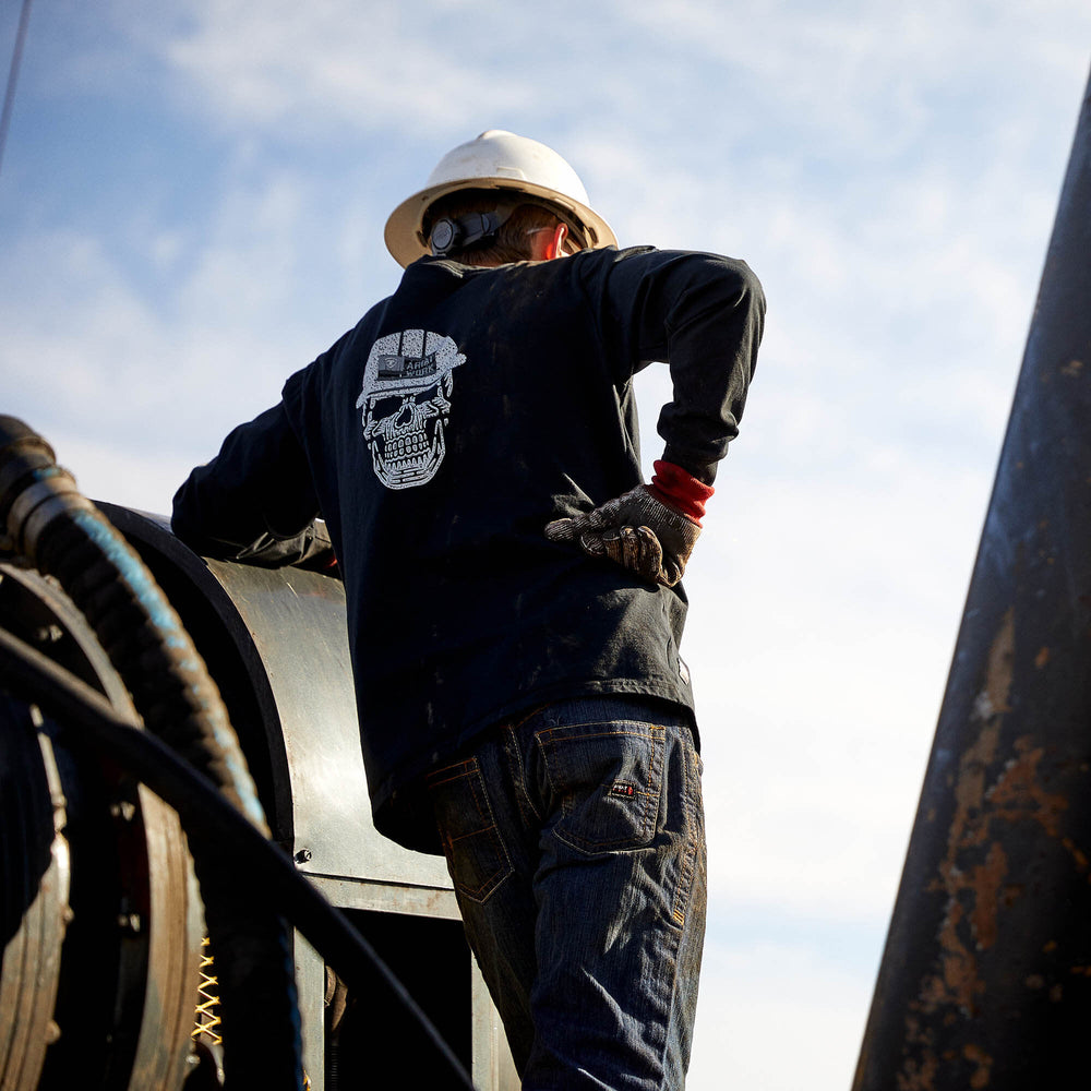 FR Roughneck Skull Logo T-Shirt-Ariat