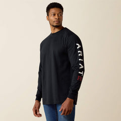 FR Roughneck Skull Logo T-Shirt-Ariat