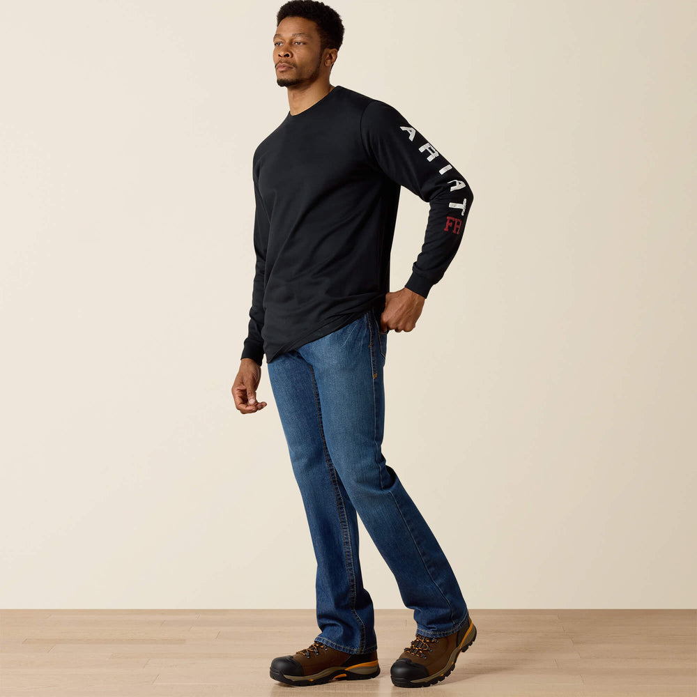 FR Roughneck Skull Logo T-Shirt-Ariat