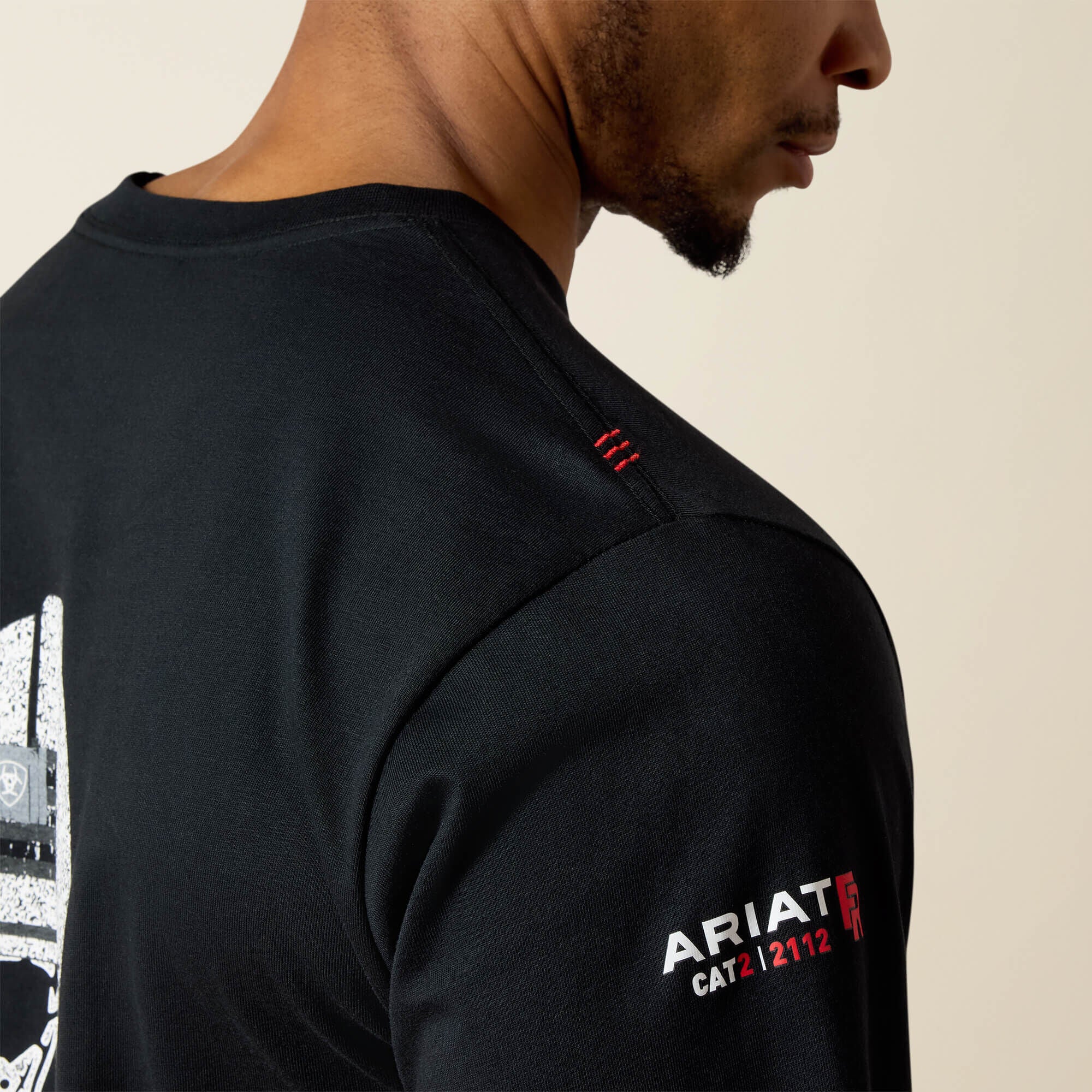 FR Roughneck Skull Logo T-Shirt-Ariat