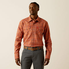 FR Wayne Retro Fit Snap Work Shirt-Ariat