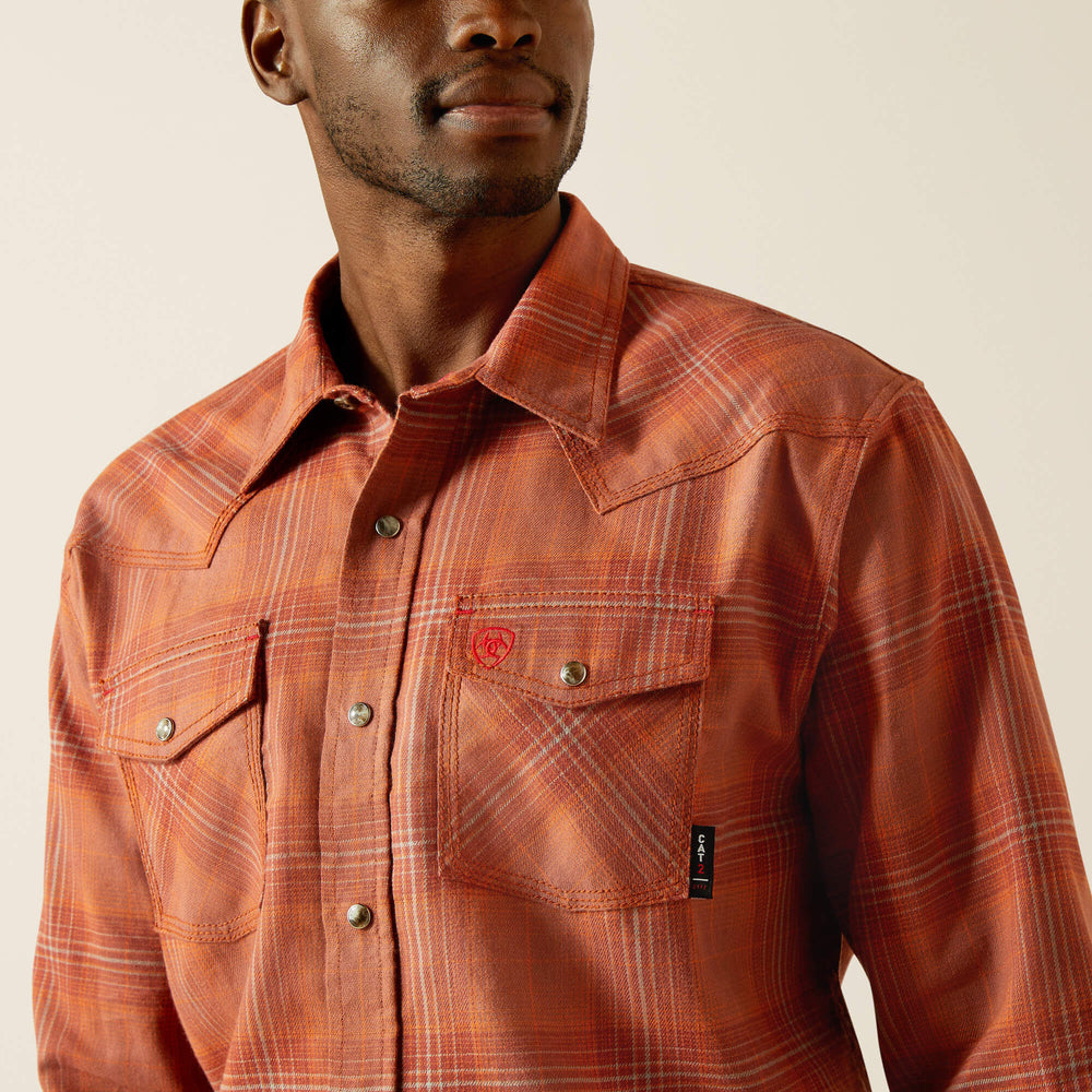 FR Wayne Retro Fit Snap Work Shirt-Ariat