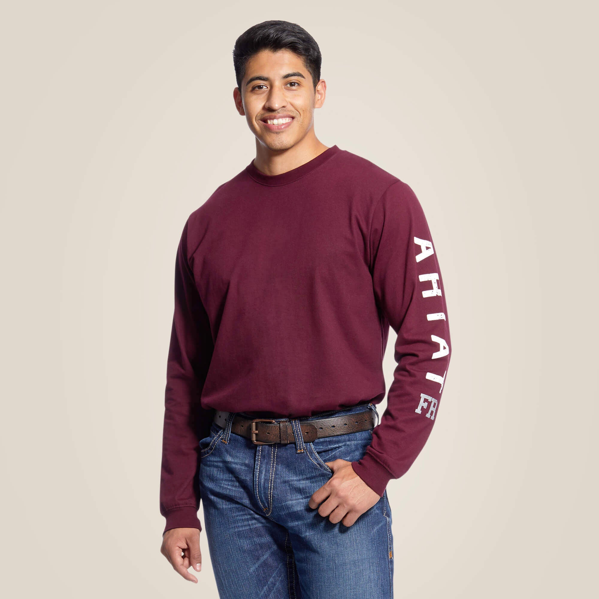 FR Roughneck Skull Logo T-Shirt-Ariat
