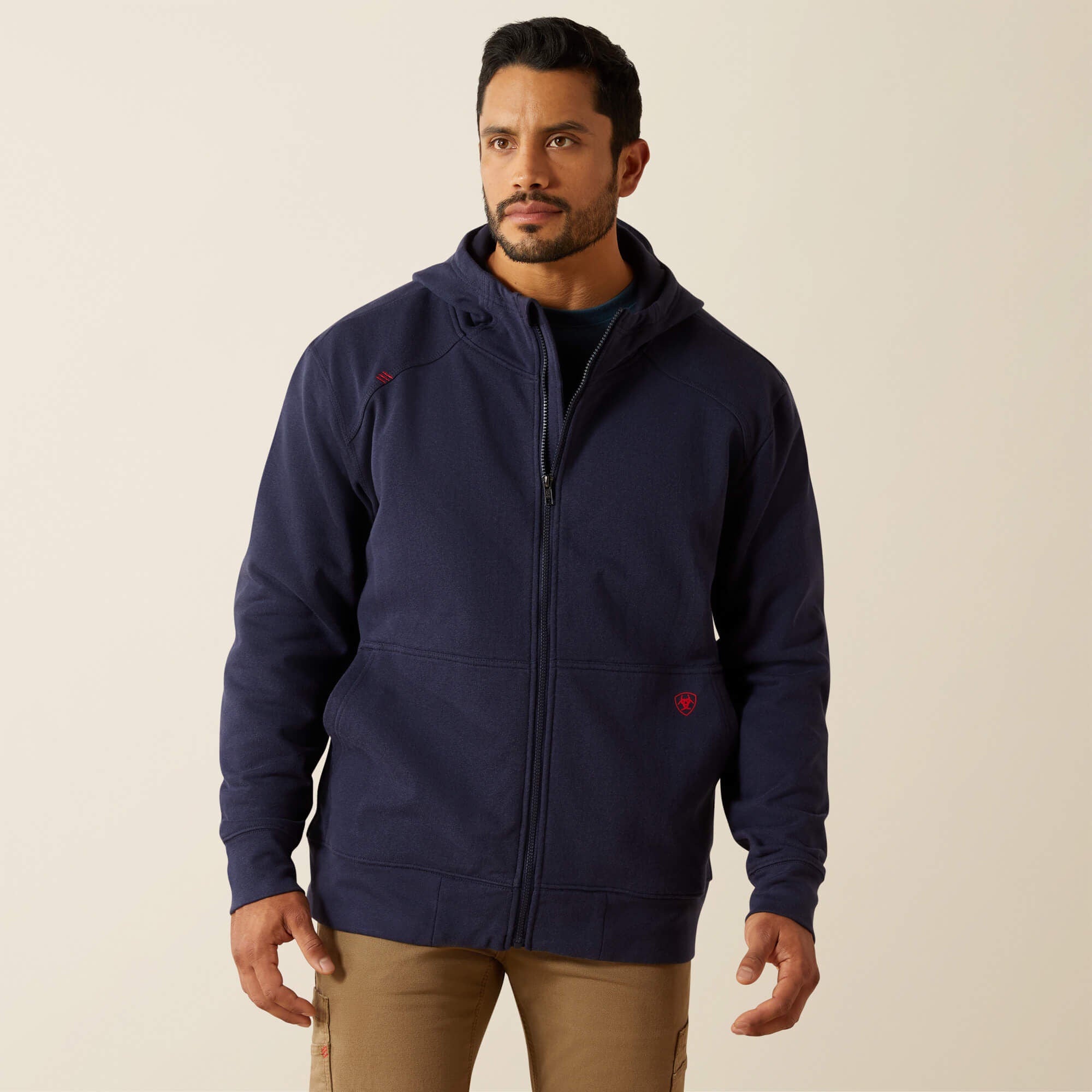 FR DuraStretch Heavyweight Fleece Full Zip Hoodie-Ariat