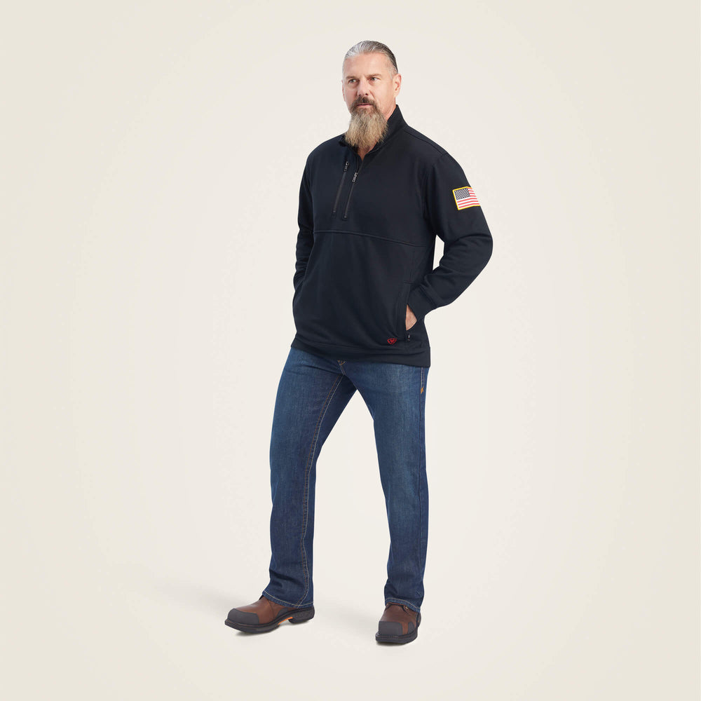 FR Durastrech Fleece 1/2 Zip Job Shirt-Ariat