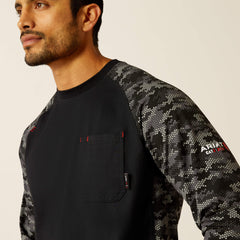 FR AC Stretch Camo Baseball T-Shirt-Ariat