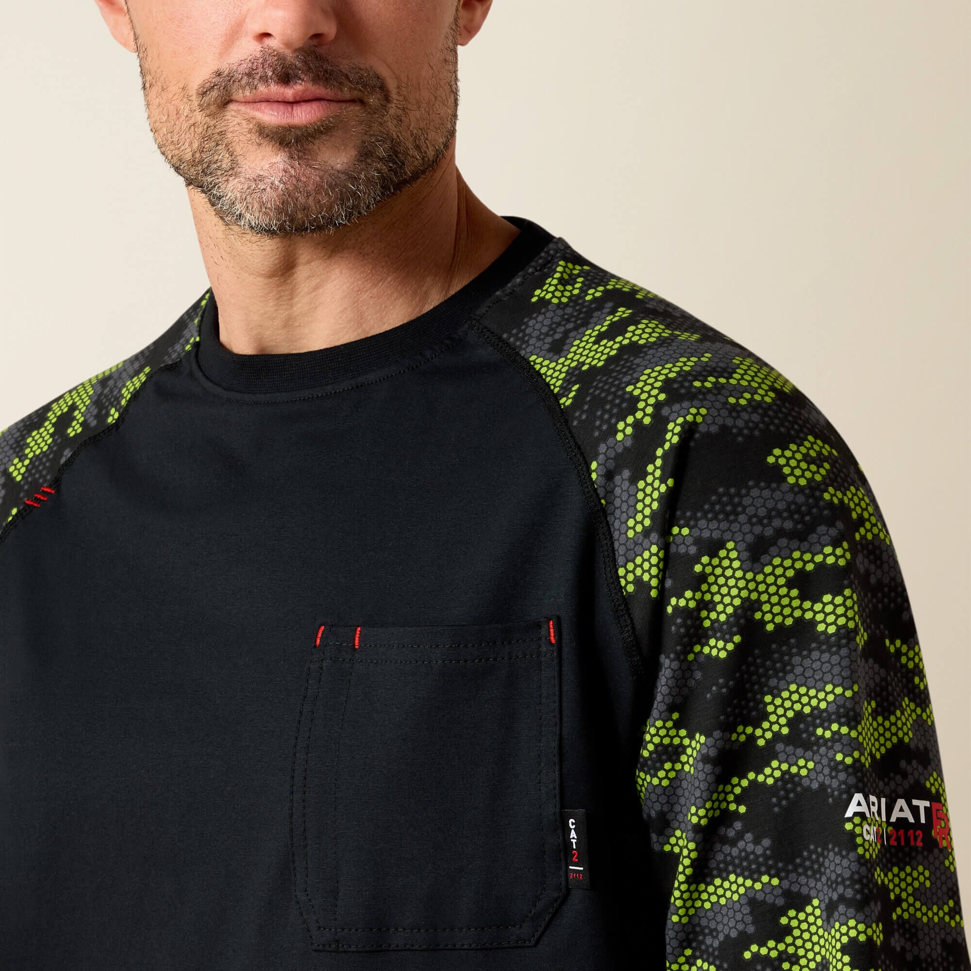 FR AC Stretch Camo Baseball T-Shirt-Ariat