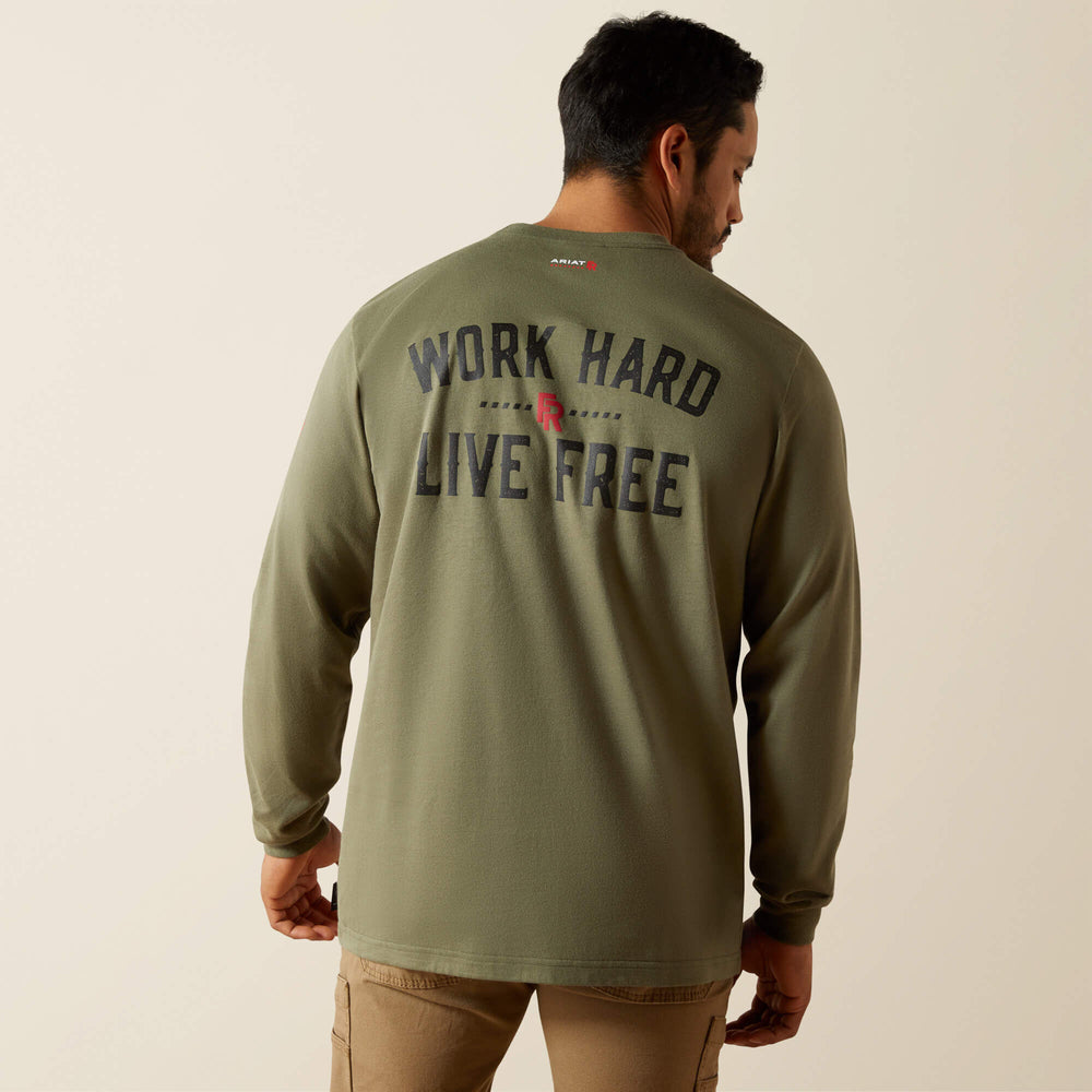 FR Work Hard Live Free T-Shirt-Ariat